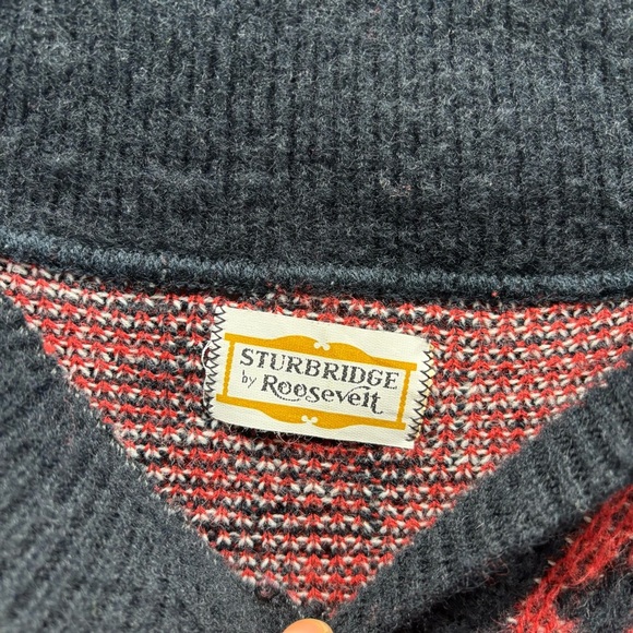 Vtg 70’s Sturbridge by Roosevelt Southwestern Knit Shawl Poncho Tribal One Size - Picture 6 of 10